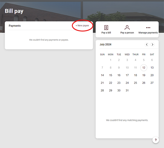 Bill Pay 1b Bill Pay Screenshot